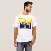 Retro Pop Art Comic New York City T-Shirt (Vorne ganz)