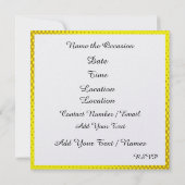 Retro Pop Art Couple Jitterbugging Einladung (Rückseite)