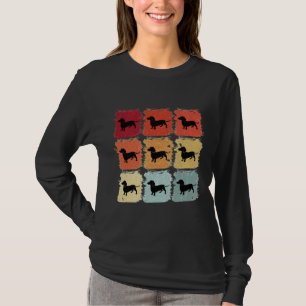 Retro Pop Art Dackel Hund T-Shirt