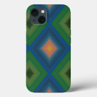 Retro-Pop-Art-Farben-Streifen-Diamant-Muster