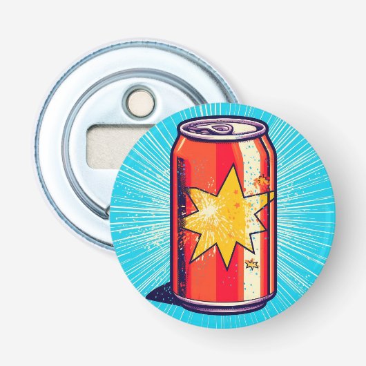 Retro-Pop-Art-Flaschenöffner Flaschenöffner (Vorderseite)