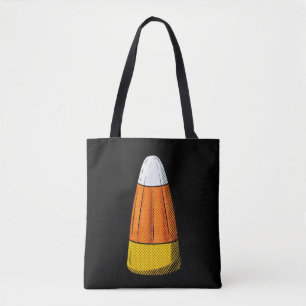 Retro-Pop-Art-Grafikillustration von Maisbonbon Tasche