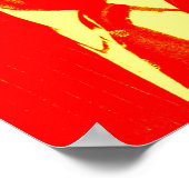 Retro Pop Art JFK John F. Kennedy Poster (Ecke)