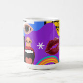 Retro-Pop-Art Kaffeetasse (Mittel)
