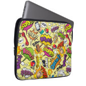 Retro-Pop Art Laptop-Sieb Laptopschutzhülle (Vorne Rechts)