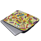 Retro-Pop Art Laptop-Sieb Laptopschutzhülle (Vorne Knopf)