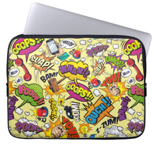 Retro-Pop Art Laptop-Sieb Laptopschutzhülle