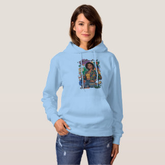 Retro-Pop-Art-Mädchen "You Go Girl"-Kapuzenpullove Hoodie
