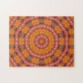 Retro Pop Art Mandala Jigsaw Puzzle (Horizontal)