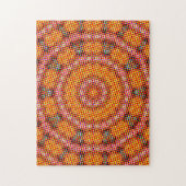 Retro Pop Art Mandala Jigsaw Puzzle (Vertikal)