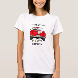Retro Pop Art Mr & Mrs. | Nur Verheiratet Got T-Shirt