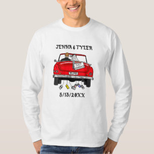 Retro Pop Art Mr & Mrs. Nur Verheiratet Got T-Shirt