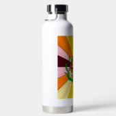 Retro Pop Art Mushrooms Trinkflasche (Rechts)