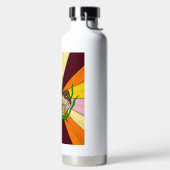 Retro Pop Art Mushrooms Trinkflasche (links)