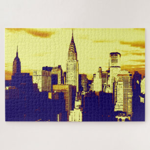 Retro Pop Art New York Puzzle