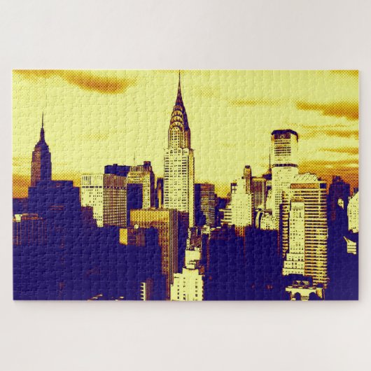 Retro Pop Art New York Puzzle (Horizontal)