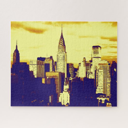 Retro Pop Art New York Puzzle (Horizontal)