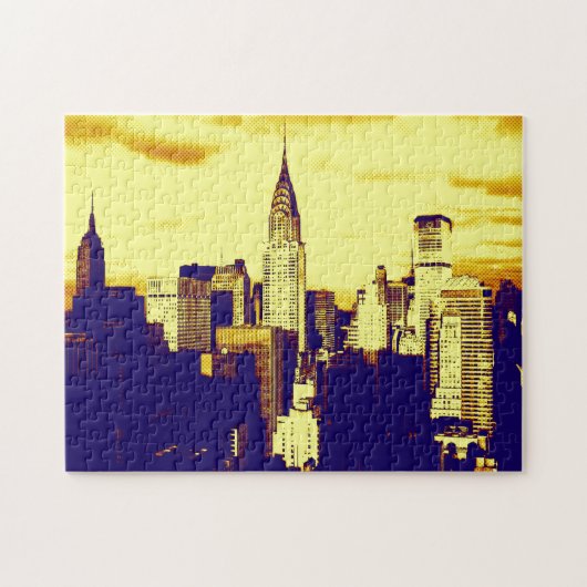 Retro Pop Art New York Puzzle (Horizontal)