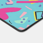 Retro Pop Art Pattern der 90er Schreibtischunterlage (Ecke)