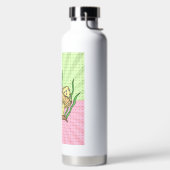 Retro Pop Art Pilze Wasser Flasche (links)