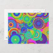 Retro Pop Art Postkarte (Vorne/Hinten)