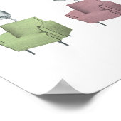 Retro Pop Art Salon Trockner Stuhl 8x10 Print Poster (Ecke)