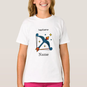 Retro-Pop-Art-Schütze-Sternzeichen-Geschenk T-Shirt