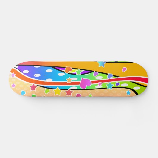 Retro POP ART SKATEBOARD (Horizontal)