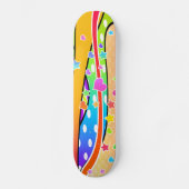 Retro POP ART SKATEBOARD (Vorderseite)