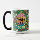 Retro Pop Art "Stay Cool" Morph Mug Verwandlungstasse (Links)