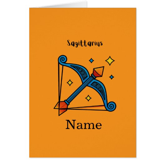 Retro-Pop-Art-Sternzeichen-Schütze-Geschenk (Vorne)