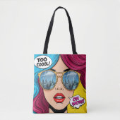 Retro Pop Art Tasche (Vorderseite)