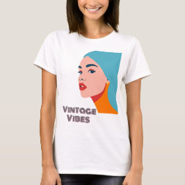 Retro Pop Art Woman - Bold & Stylish Illustration T-Shirt