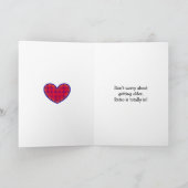 Retro Pop Art zum Geburtstag Karte (Innenseite)