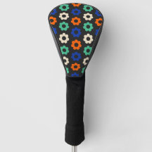Retro-Pop-Blumenmuster Damen Golf Driver
