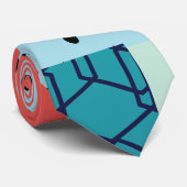 Retro Pop Collage Abstrakt Krawatte (Gerollt)