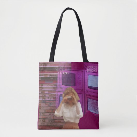 retro pop culture tasche (Vorderseite)