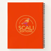 Retro Pop Diva: Geometrisches Design Abstrakte Kun Notizblock (Rückseite)