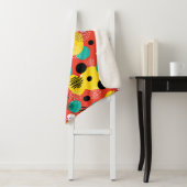 Retro Pop Farbenfrohe Abstrakte Kunst Sherpadecke (Beispiel)