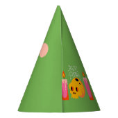 Retro-Pop Halloween Vintages KostümParty Partyhütchen (Rückseite)