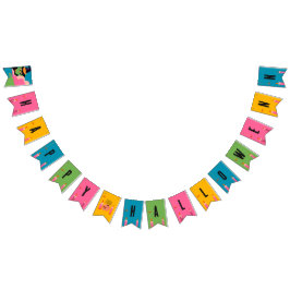 Retro-Pop Halloween Vintages KostümParty Wimpelkette