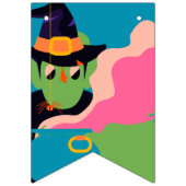 Retro-Pop Halloween Vintages KostümParty Wimpelkette (Erste Fahne)