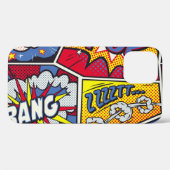 Retro Pop Kunst, Comic Schreien Muster. Case-Mate iPhone Hülle (Rückseite (Horizontal))