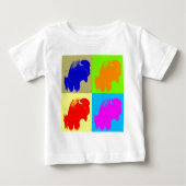 Retro Pop Kunst, Dichtung und Musik Baby T-shirt (Vorderseite)