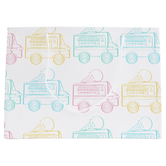 Retro Pop Kunst, Dichtung und Musik Große Geschenktüte (Vorderseite)