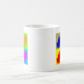 Retro Pop Kunst, Dichtung und Musik Kaffeetasse (Mittel)