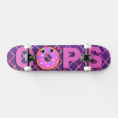 Retro Pop Polizist Liebe Skateboard (Horizontal)