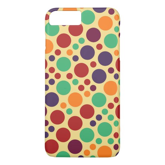Retro Pop Polka Dot Muster #2 Case-Mate iPhone Hülle (Rückseite)