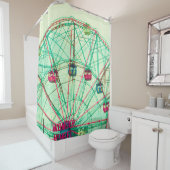 Retro Pop Sommerfest Duschvorhang (Beispiel)