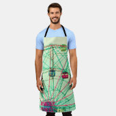 Retro Pop Sommerfest Schürze (Getragen)